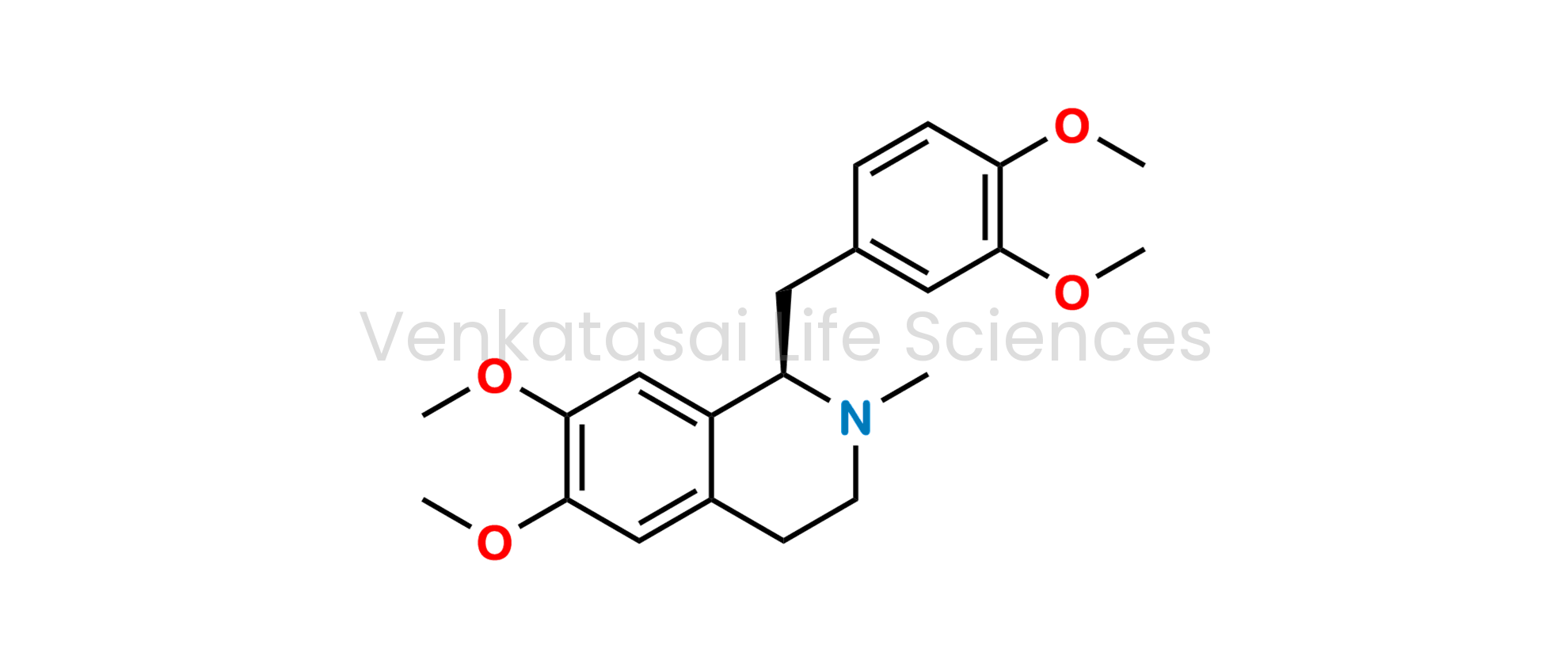 (R)-1-(3,4-dimethoxybenzyl)-6,7-dimethoxy-2-methyl-1,2,3,4-tetrahydroisoquinoline