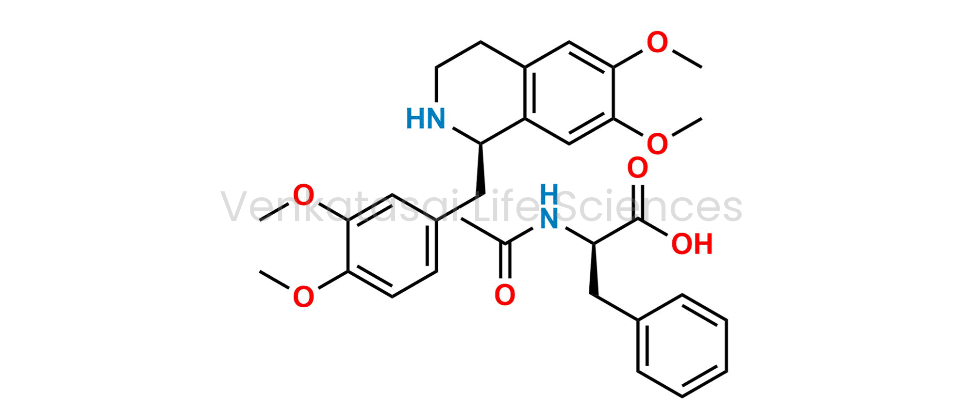 (R)-1-(3,4-dimethoxybenzyl)-6,7-dimethoxy-1,2,3,4-tetrahydroisoquinoline acetyl-D-phenylalaninate