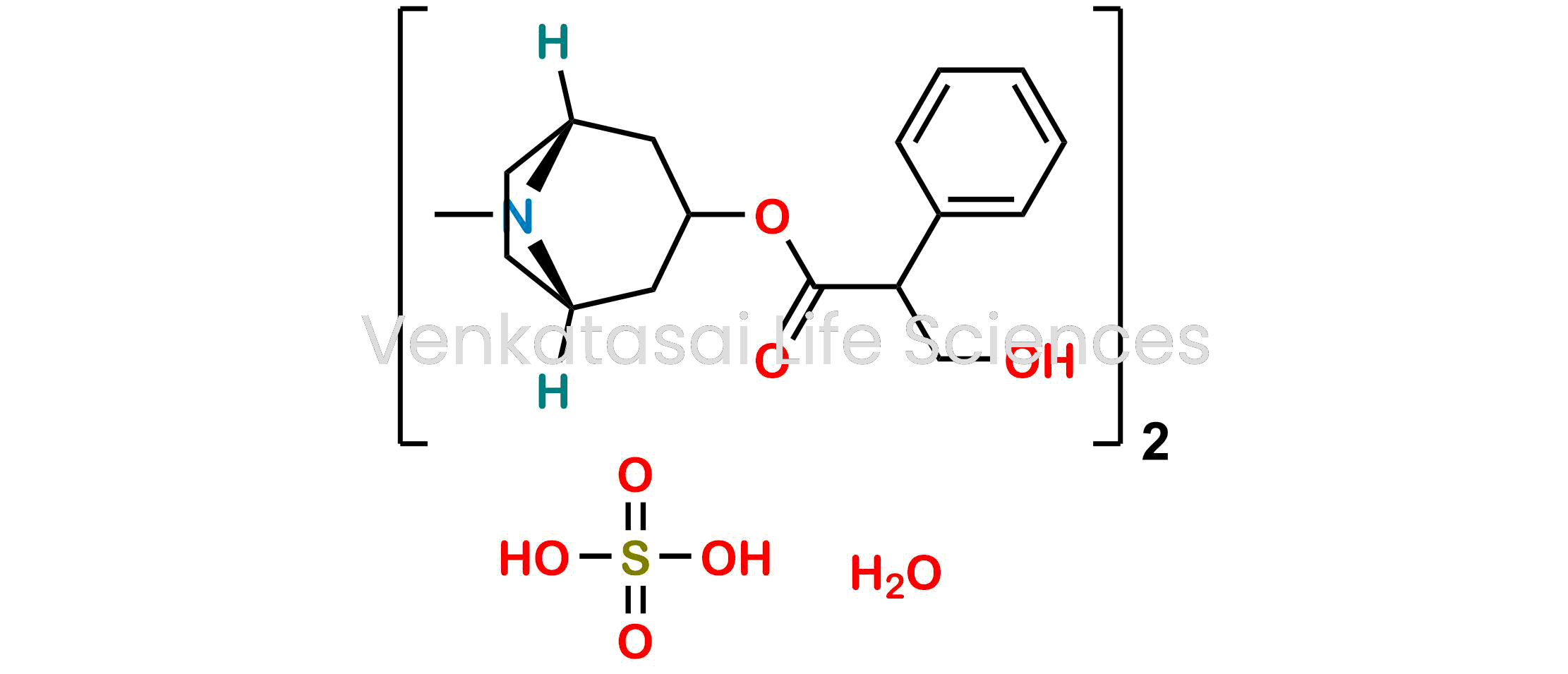 [(1R,5S)-8-methyl-8-azabicyclo[3.2.1]octan-3-yl] 3-hydroxy-2-phenylpropanoate;sulfuric acid;hydrate