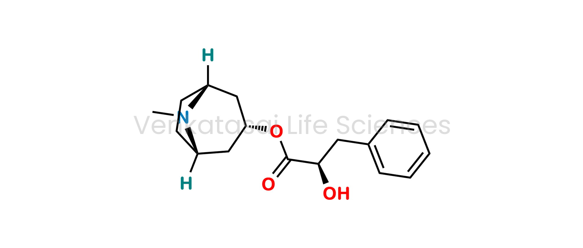(1R,3r,5S)-8-Methyl-8-azabicyclo[3.2.1]oct-3-yl (2RS)-2-hydroxy-3-phenylpropanoate (littorine),