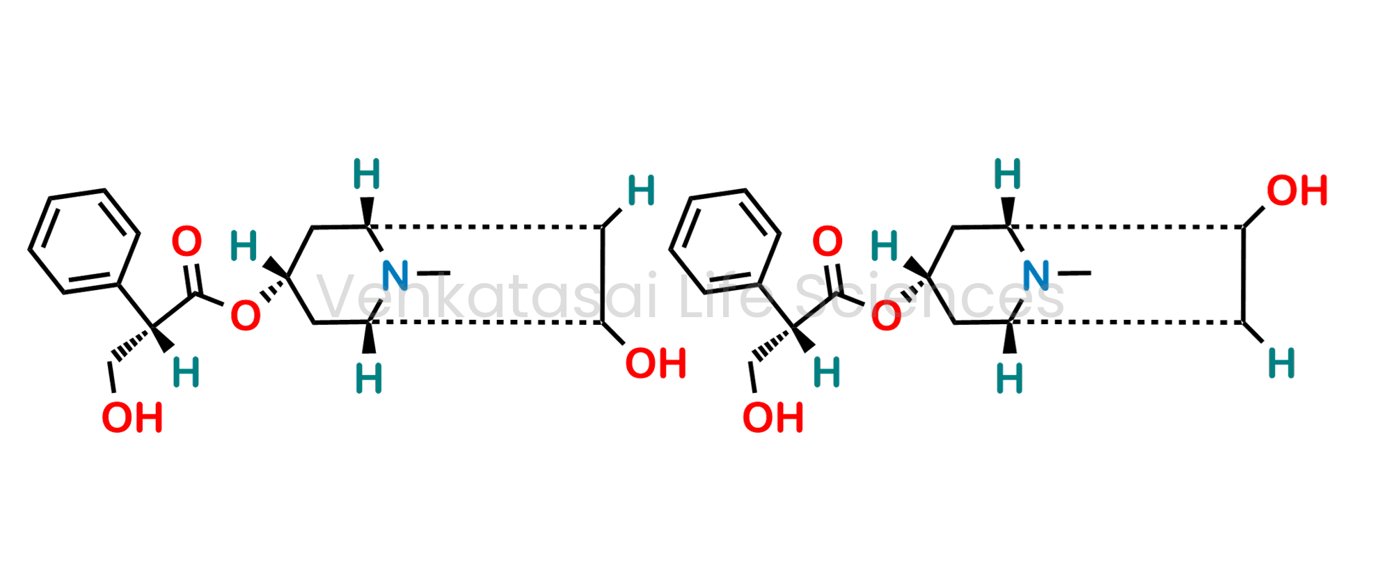 (S)-((1S,3R,5S,6S)-6-Hydroxy-8-methyl-8-azabicyclo[3.2.1]octan-3-yl) 3-hydroxy-2-phenylpropanoate : (S)-((1R,3S,5R,6R)-6-hydroxy-8-methyl-8-azabicyclo[3.2.1]octan-3-yl) 3-hydroxy-2-phenylpropanoate