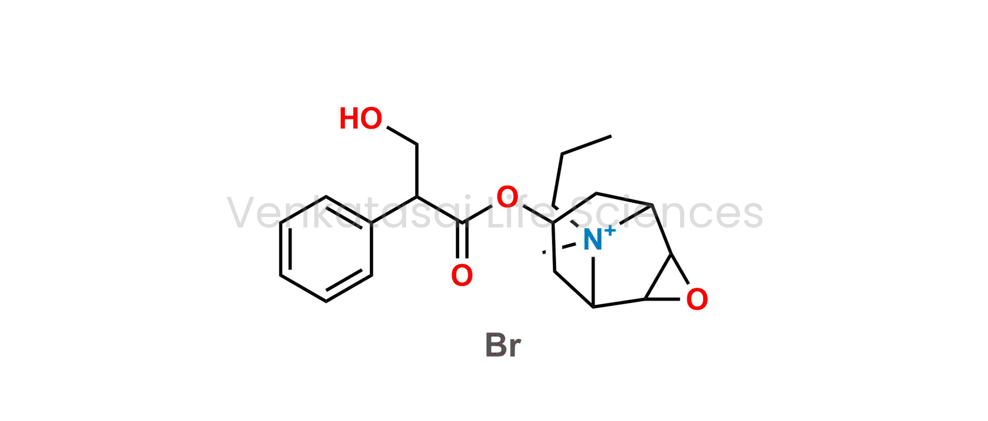 7-((3-Hydroxy-2-phenylpropanoyl)oxy)-9-methyl-9-propyl-3-oxa-9-azatricyclo[3.3.1.02,4]nonan-9-ium bromide