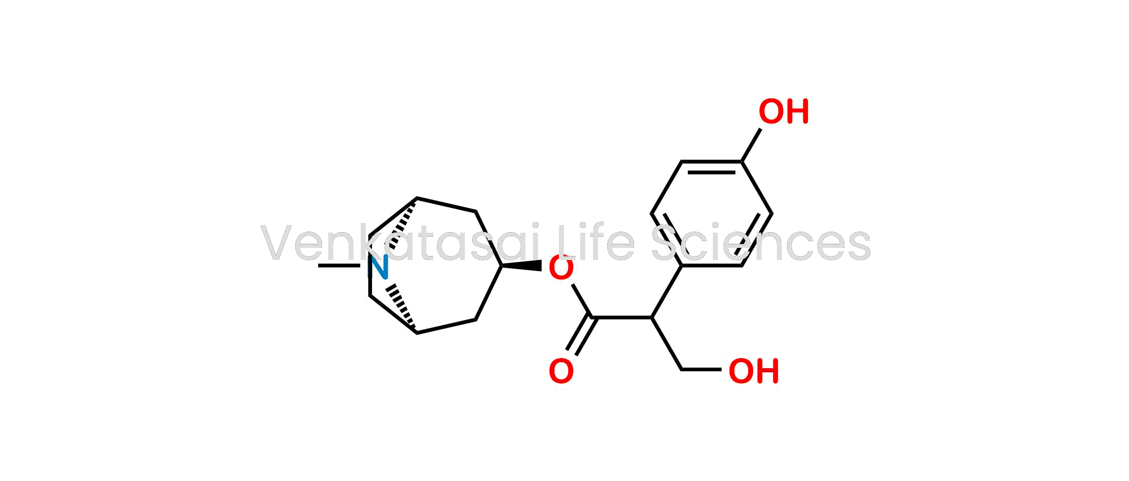 (1R,3r,5S)-8-Methyl-8-azabicyclo[3.2.1]octan-3-yl 3-hydroxy-2-(4-hydroxyphenyl)propanoate
