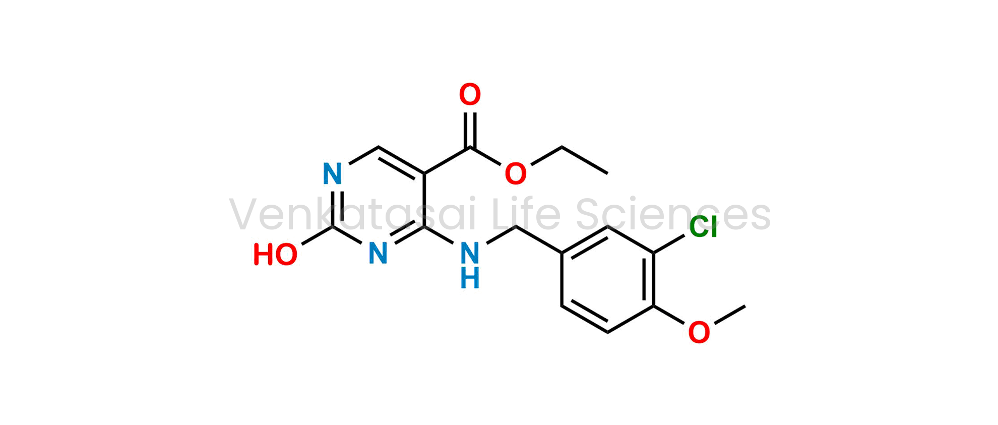ethyl 4-((3-chloro-4-methoxybenzyl)amino)-2-hydroxypyrimidine-5-carboxylate