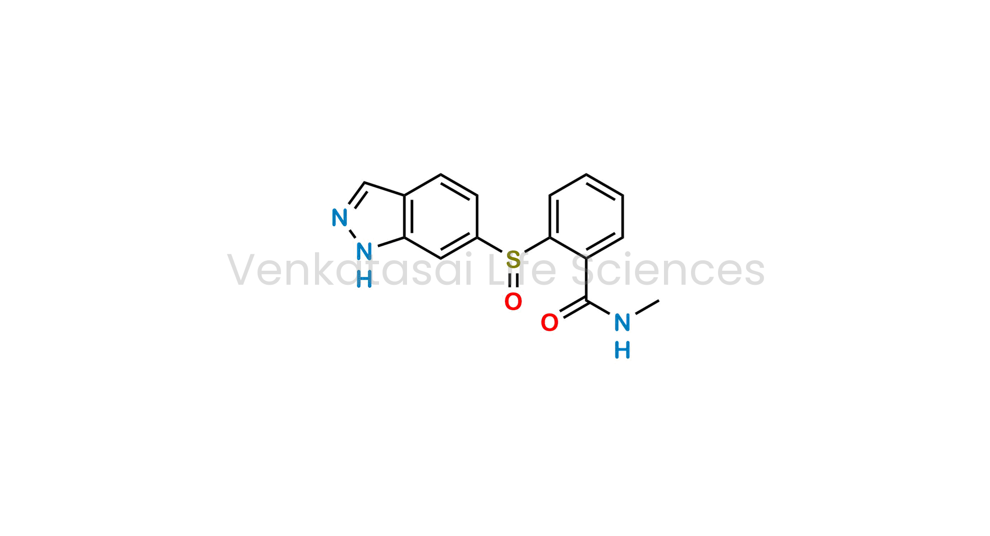 2-((1H-indazol-6-yl)sulfinyl)-N-methylbenzamide