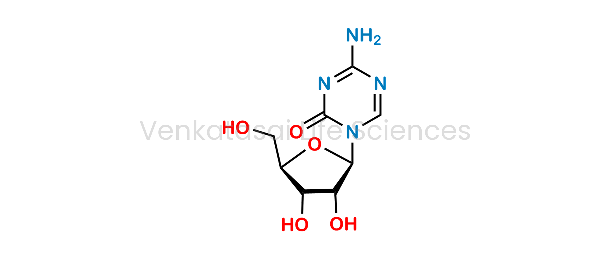 4-Amino-1-?-D-ribofuranosyl-1,3,5-triazin-2(1H)-one