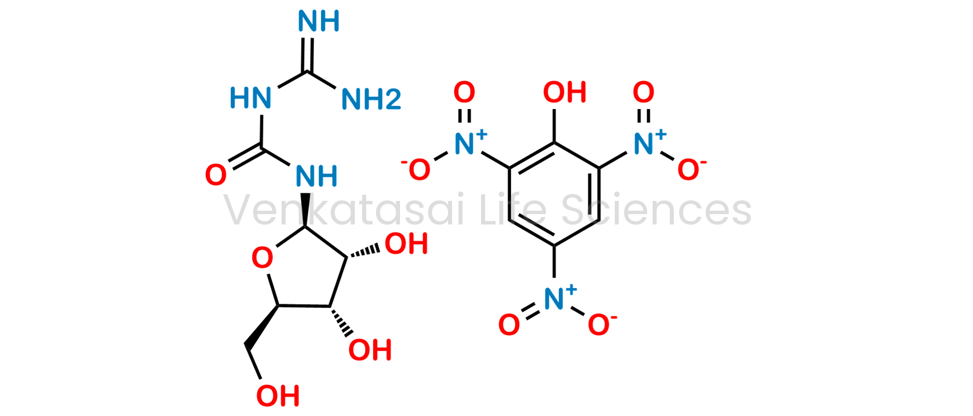 1-beta-D-Ribofuranosyl-3-guanylurea picrate (as per USP)