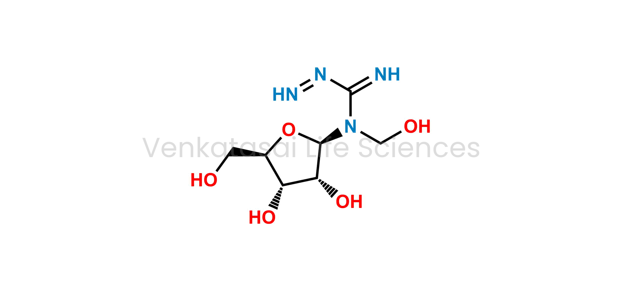 1-b-D-Ribofuranosyl-3-iminohydroxymethyl guanidine