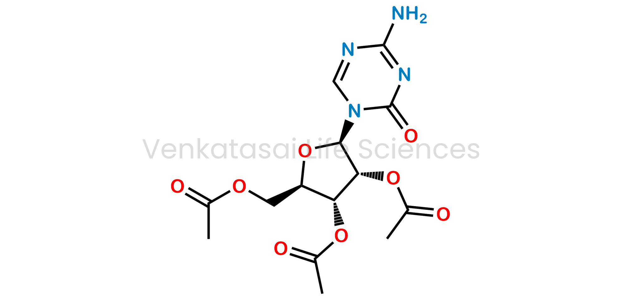 4-Amino-1-(2,3,5-tri-O-acetyl-?-D-ribofuranosyl)-1,3,5-triazin-2(1H)-one; 2?,3?,5?-Triacetate-4-amino-1-?-D-ribofuranosyl-s-triazin-2(1H)-one; NSC 291930;  2?,3?,5?-Triacetyl-5-azacytidine