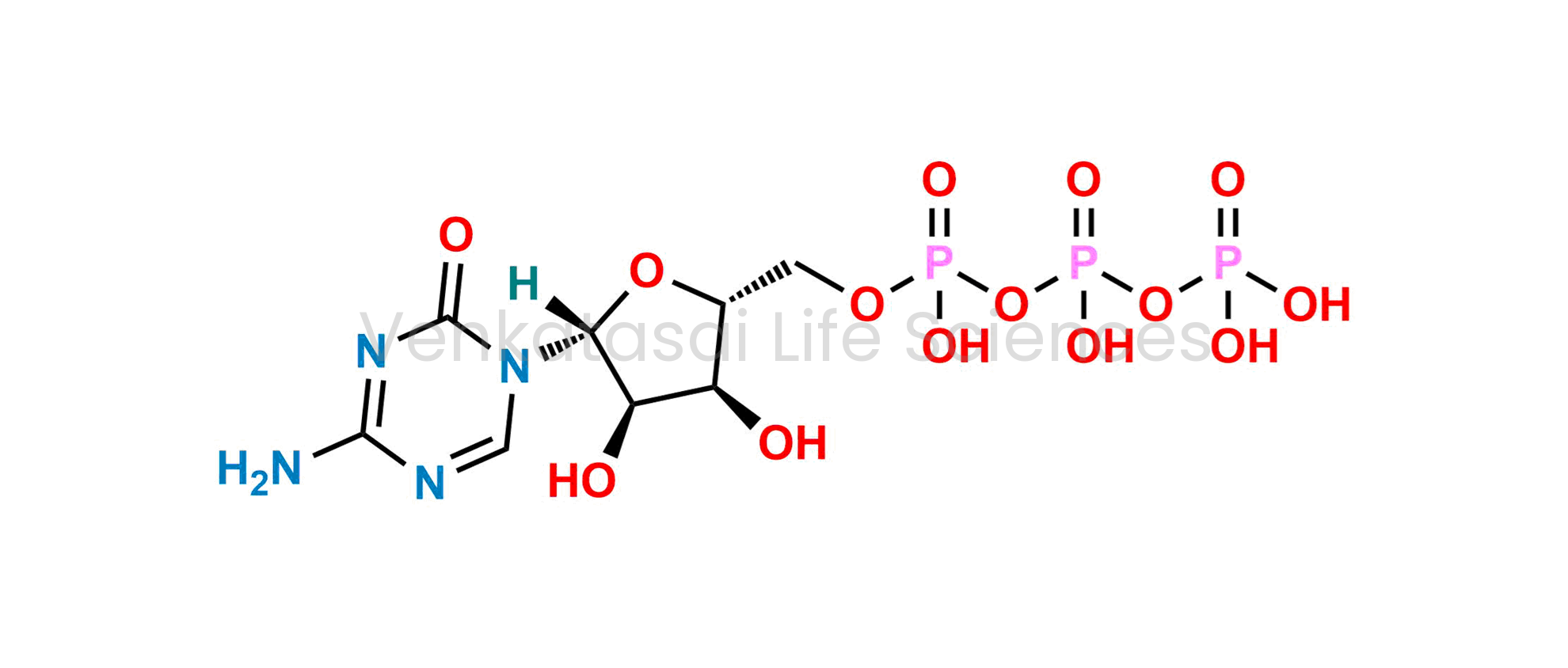 [[[[(2S,3S,4R,5R)-5-(4-amino-2-oxo-pyrimidin-1-yl)-3,4-dihydroxy-oxola n-2-yl]amino]oxy-hydroxy-phosphoryl]oxy-hydroxy-phosphoryl]oxyphosphonic acid