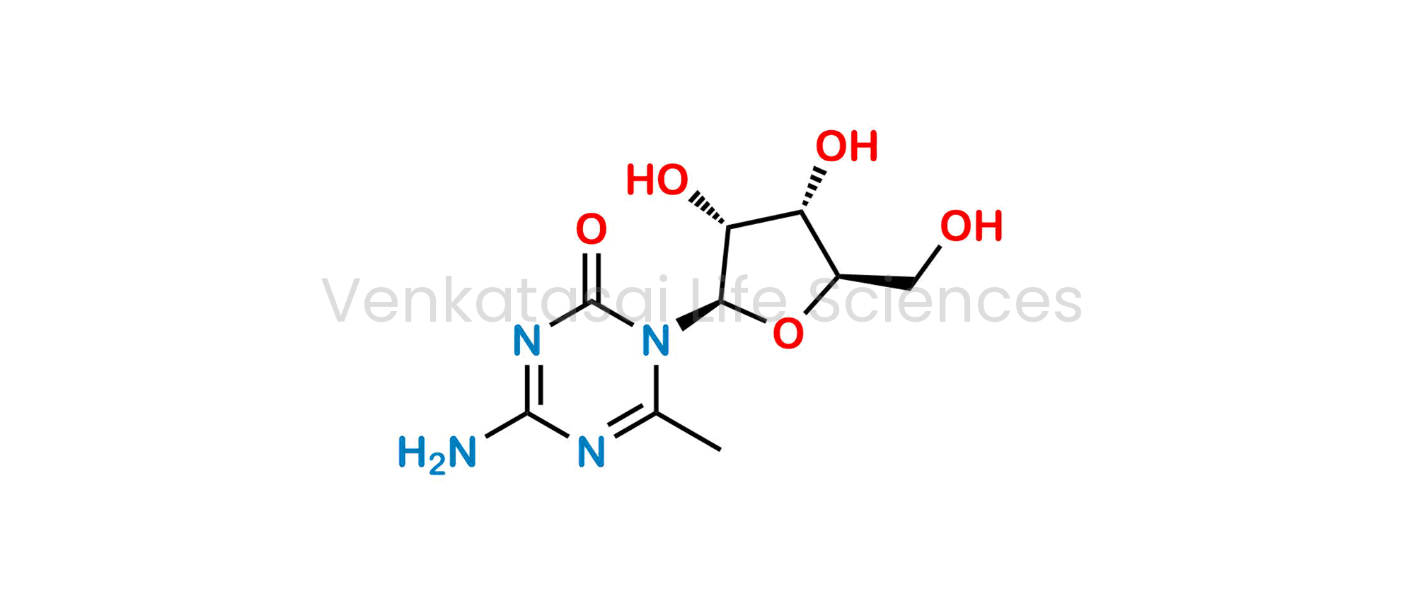 4-Amino-1-((2R,3R,4S,5R)-3,4-dihydroxy-5-(hydroxymethyl)tetrahydrofuran-2-yl)-6-methyl-1,3,5-triazin-2(1H)-one