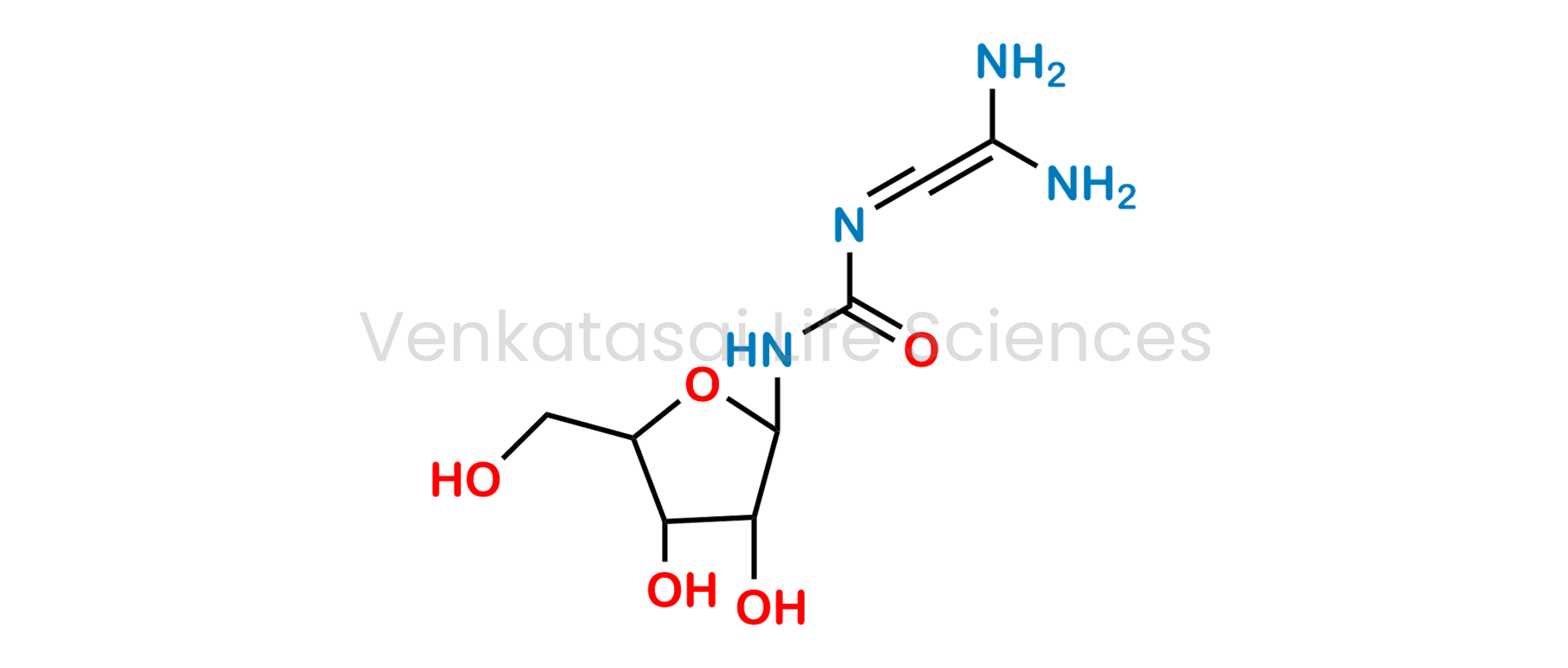 1-(2,2-diaminovinylidene)-3-((2R,3R,4S,5R)-3,4-dihydroxy-5-(hydroxymethyl)tetrahydrofuran-2-yl)urea