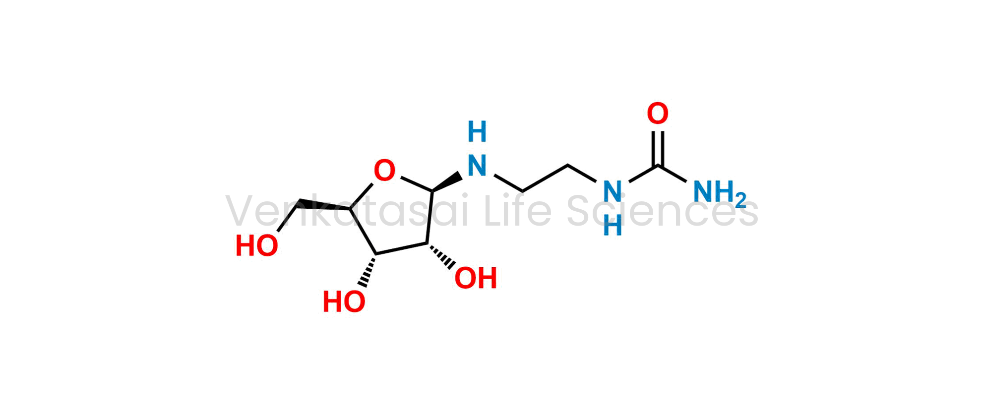 1-(2-(((2R,3R,4S,5R)-3,4-Dihydroxy-5-(hydroxymethyl)tetrahydrofuran-2-yl)amino)ethyl)urea