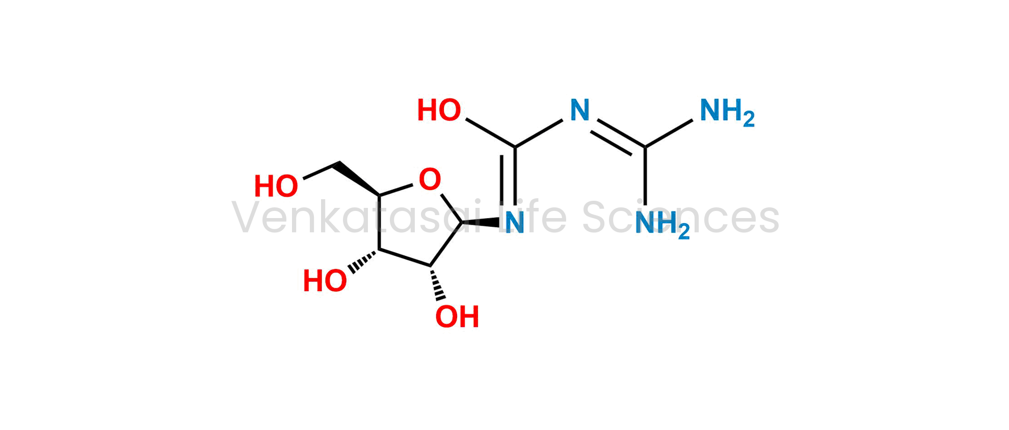 (Z)-N-(Diaminomethylene)-N'-((2R,3R,4S,5R)-3,4-dihydroxy-5-(hydroxymethyl)tetrahydrofuran-2-yl)carbamimidic acid