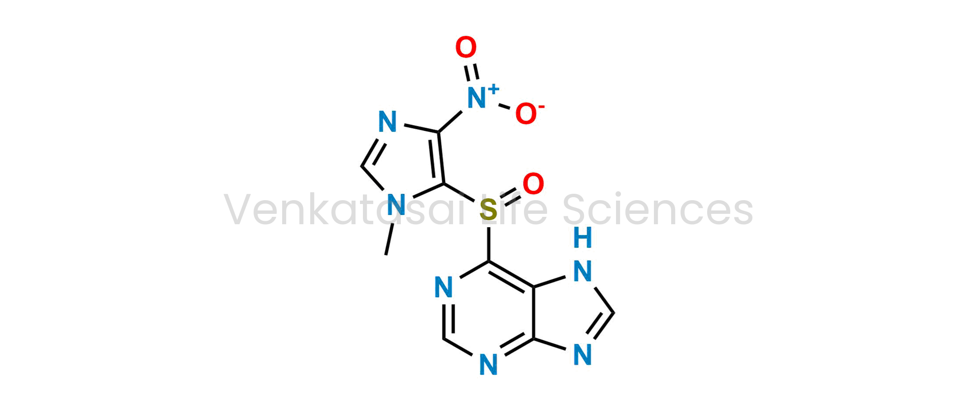 6-((1-methyl-4-nitro-1H-imidazol-5-yl)sulfinyl)-7H-purine