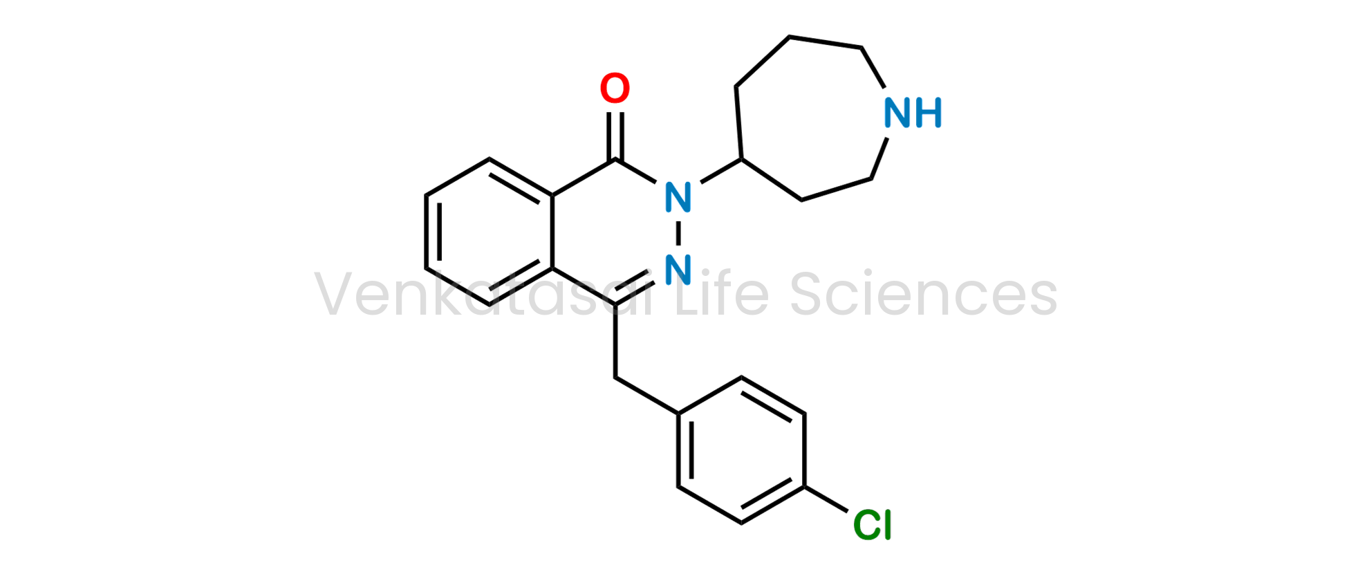 4-[(4-Chlorophenyl)methyl]-2-(hexahydro-1H-azepin-4-yl)-1(2H)-phthalazinone;Demethylazelastine;