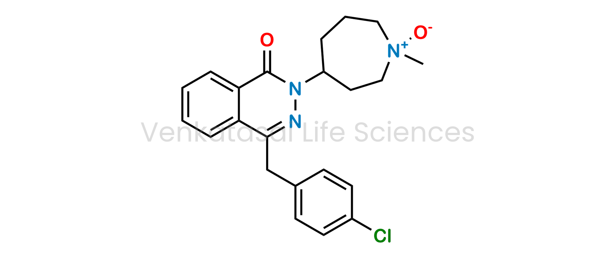 4-[(4-Chlorophenyl)methyl]-2-(hexahydro-1-methyl-1-oxido-1H-azepin-4-yl)-1(2H)-phthalazinone;