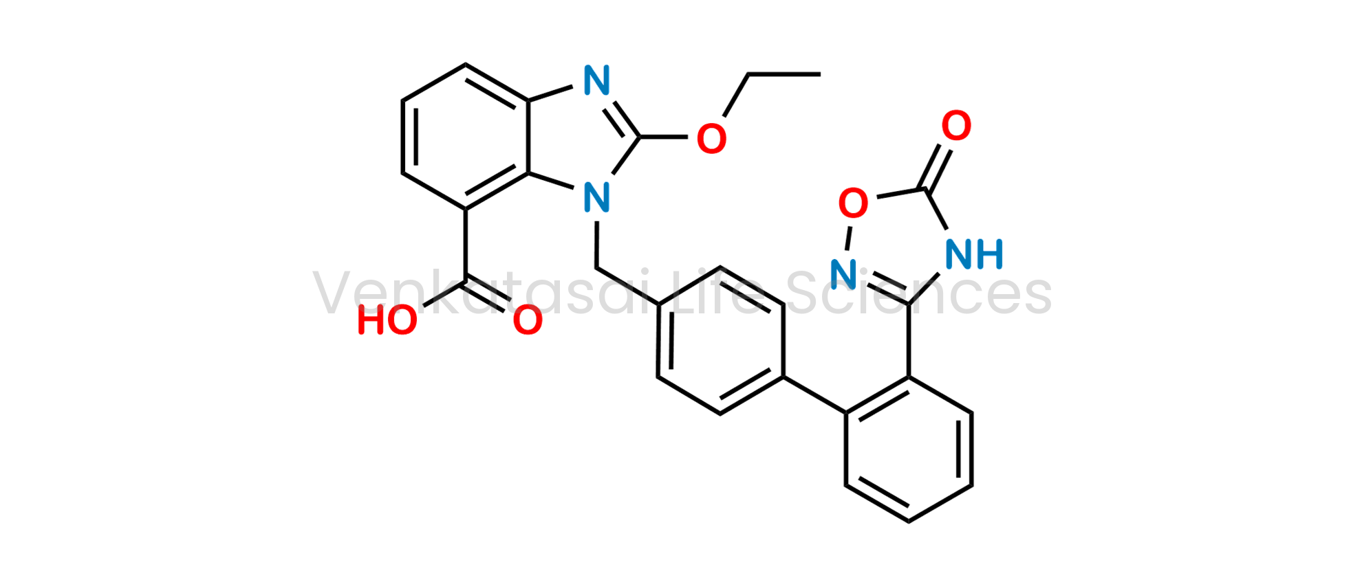 ?2-Ethoxy-1-((2'-(5-oxo-4,5-dihydro-1,2,4-oxadiazol-3-yl)-[1,1'-biphenyl]-4-yl)methyl)-1H-benzo[d]imidazole-7-carboxylic acid