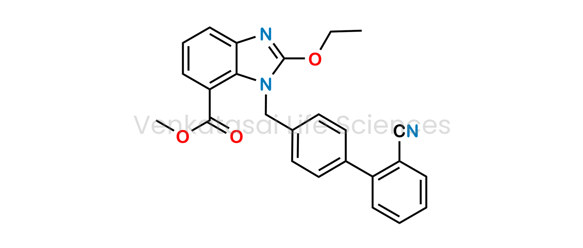 Methyl 1-((2'-cyano-[1,1'-biphenyl]-4-yl)methyl)-2-ethoxy-1H-benzo[d]imidazole-7-carboxylate