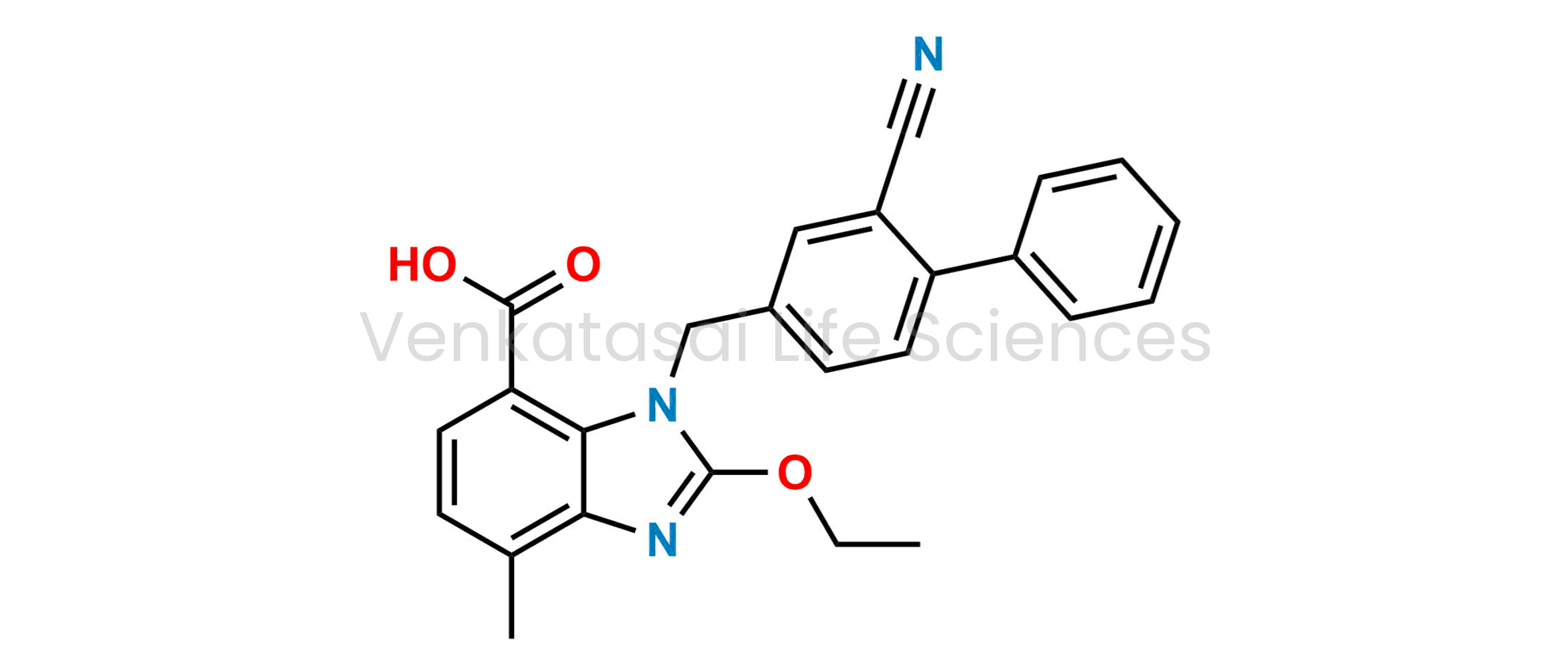 2-Ethoxy-1-((2'-(5-oxo-1,2,4-oxadiazolidin-3-yl)-[1,1'-biphenyl]-4-yl)methyl)-1H-benzo[d]imidazole-7-carboxylic acid