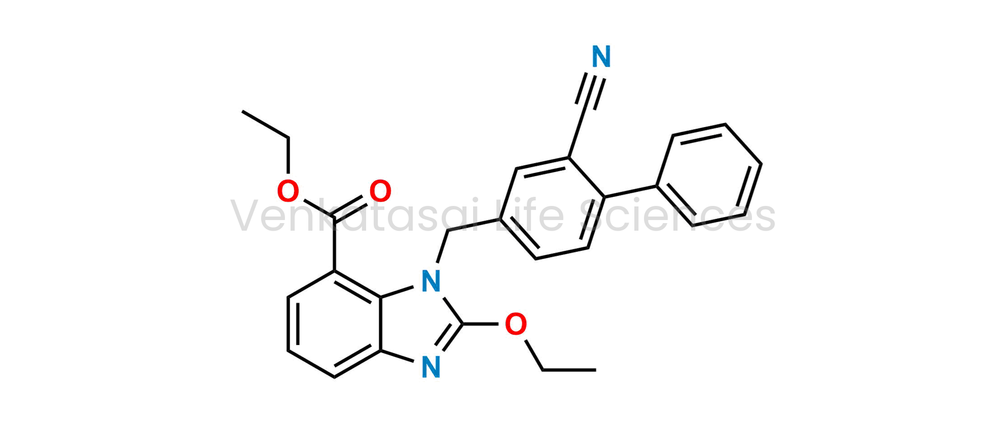 Ethyl-3-amino-2-[[2-cyanobiphenyl-4-ylmethyl]amino]benzoate