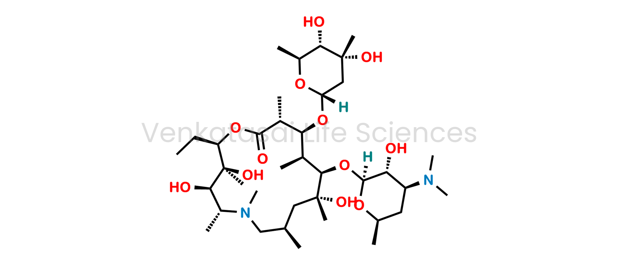 (2R,3S,4R,5R,8R,10R,11R,12S,13S,14R)-13-[(2,6-Dideoxy-3-C-methyl-?-l-ribo-hexopyranosyl)oxy]-2-ethyl-3,4,10-trihydroxy-3,5,6,8,10,12,14-heptamethyl-11-[[3,4,6-trideoxy-3-dimethylamino-?-d-xylo-hexopyranosyl]oxy]-1-oxa-6-azacyclopentadecan-15-one