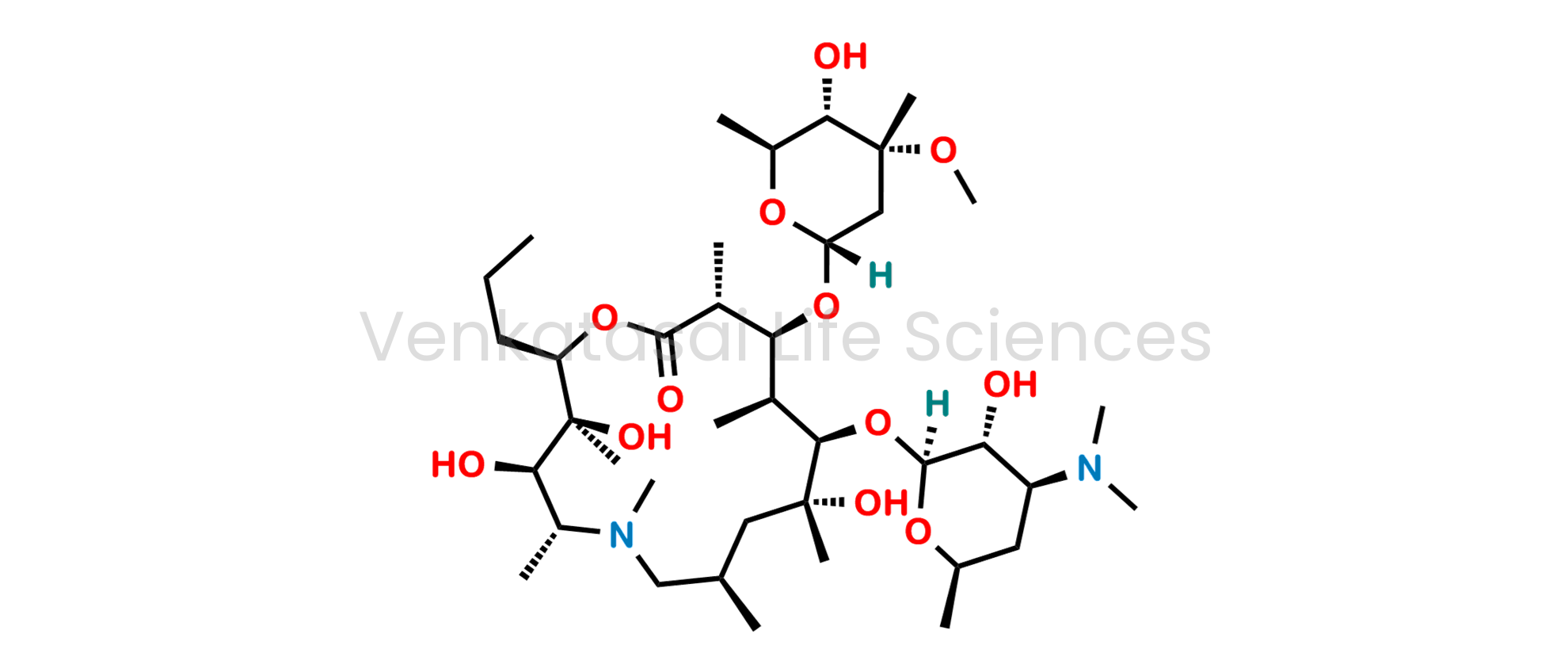 (2R,3S,4R,5R,8R,10R,11R,12S,13S,14R)-13-[(2,6-Dideoxy-3-C-methyl-3-O-methyl-?-l-ribo-hexopyranosyl)oxy]-2-propyl-3,4,10-trihydroxy-3,5,6,8,10,12,14-heptamethyl-11-[[3,4,6-trideoxy-3-(dimethylamino)-?-d-xylo-hexopyranosyl]oxy]-1-oxa-6-azacyclopentadecan-15