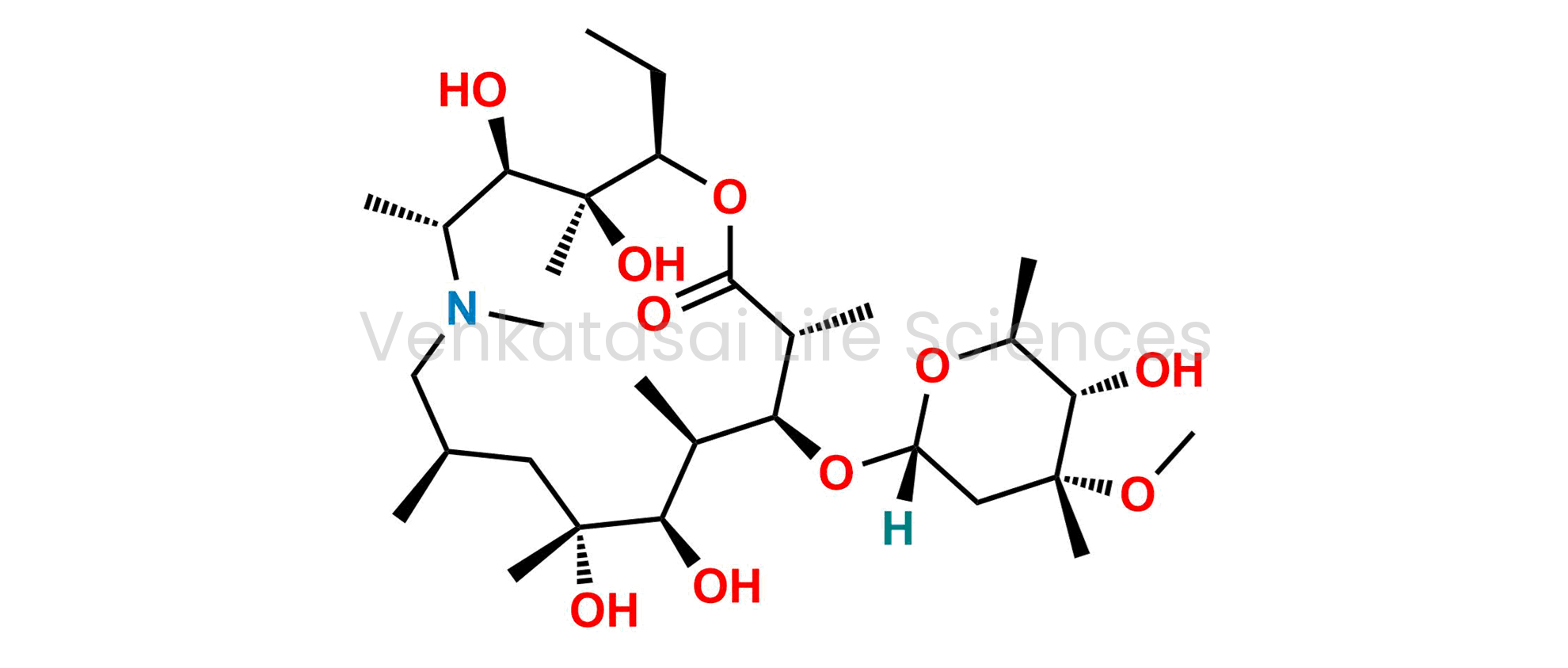 (2R,3S,4R,5R,8R,10R,11R,12R,13S,14R)-2-ethyl-3,4,10,11-tetrahydroxy-13-(((2R,4R,5S,6S)-5-hydroxy-4-methoxy-4,6-dimethyltetrahydro-2H-pyran-2-yl)oxy)-3,5,6,8,10,12,14-heptamethyl-1-oxa-6-azacyclopentadecan-15-one