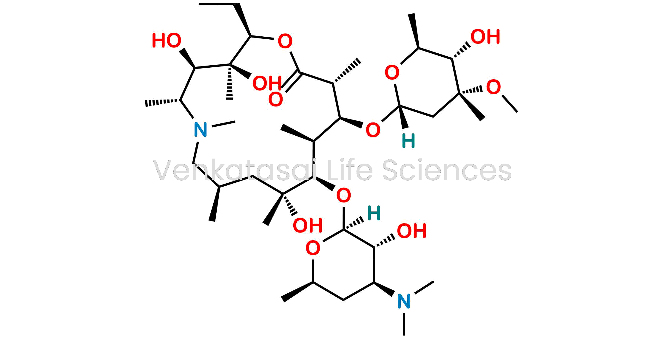 (2R,3S,4R,5R,8R,10R,11R,12S,13S,14R)-13-[(2,6-Dideoxy-3-C-methyl-3-O-methyl-?-L-ribo-hexopyranosyl)oxy]-2-ethyl-3,4,10-trihydroxy-3,5,6,8,10,12,14-heptamethyl-11-[[3,4,6-trideoxy-3-(dimethylamino)-?-D-xylo-hexopyranosyl]oxy]-1-oxa-6-azacyclopentadecan-15-