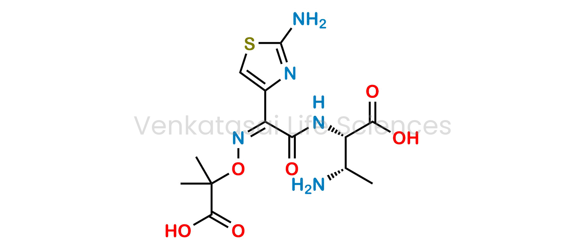 (2S,3S)-3-Amino-2-{(Z)-2-[2-aminothiazol-4-yl]-2-[2-carboxypropan-2-yloxyimino]acetamido}butanoic acid