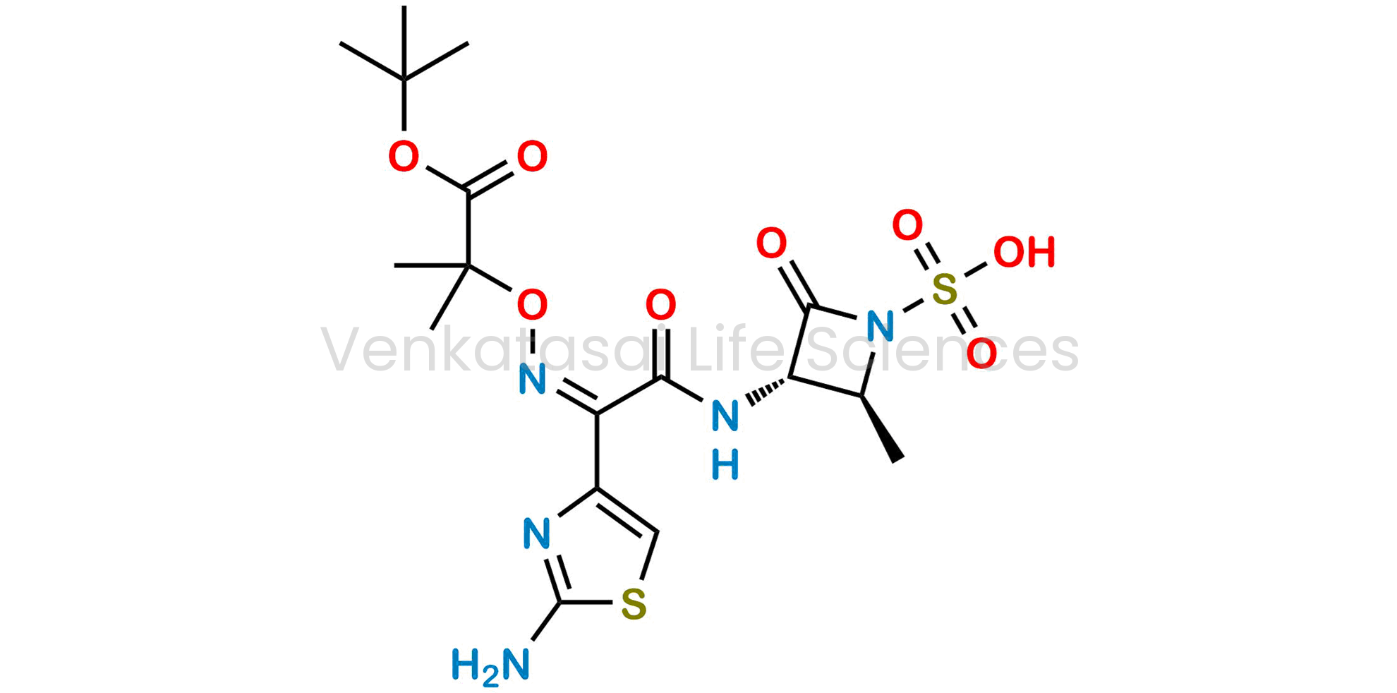 (Z)-2-[[[(2-Amino-4-thiazolyl)[[(2S,3S)-2-methyl-4-oxo-1-sulfo-3-azetidinyl] carbamoyl]methylene]amino]oxy]-2-methylpropionic acid t-butyl ester?