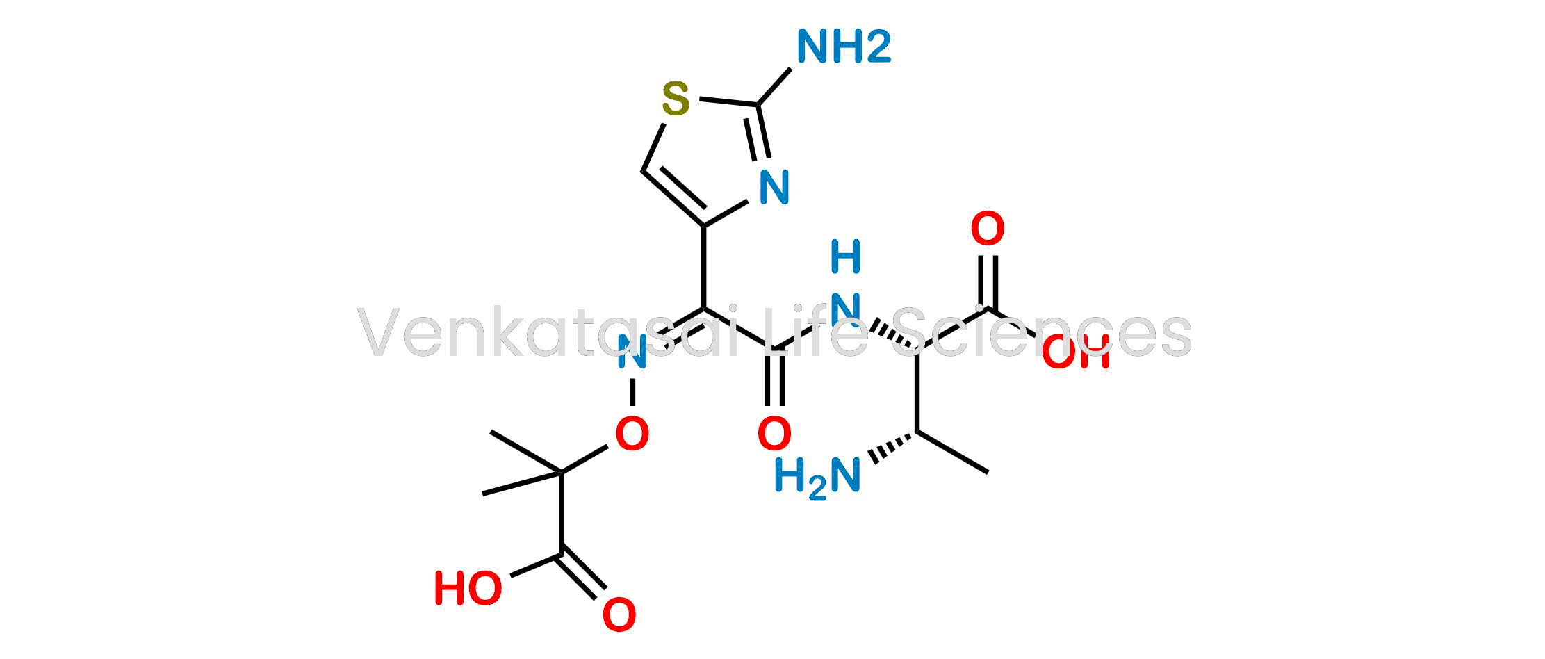 (Z)-3-Amino-2-(2-(2-aminothiazol-4-yl)-2-(((2-carboxypropan-2-yl)oxy)imino)acetamido)butanoic acid