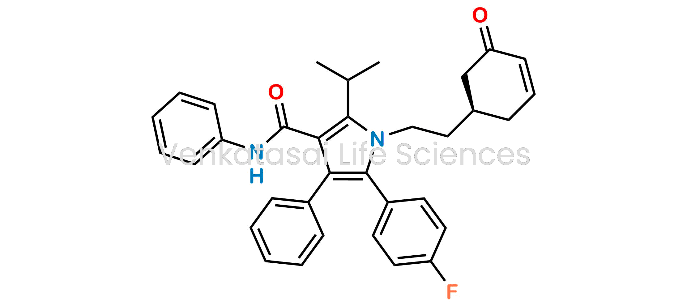 1-[2-[(2S)-3,6-Dihydro-6-oxo-2H-pyran-2-yl]-ethyl]-5-(4-fluorophenyl)-2-(1-methylethyl)-N,4-diphenyl-1Hpyrrole-3-carboxamide