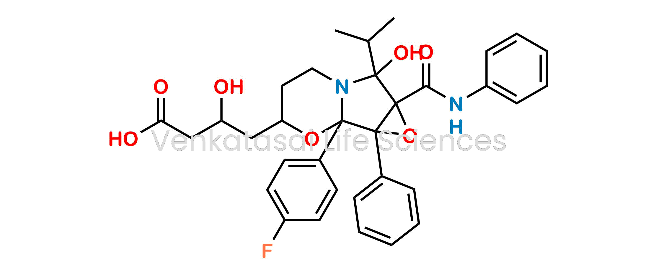4-(1b-(4-fluorophenyl)-7-hydroxy-7-isopropyl-1a-phenyl-7a-(phenylcarbamoyl)hexahydro-3H-oxireno[2',3':3,4]pyrrolo[2,1-b][1,3]oxazin-3-yl)-3-hydroxybutanoic acid