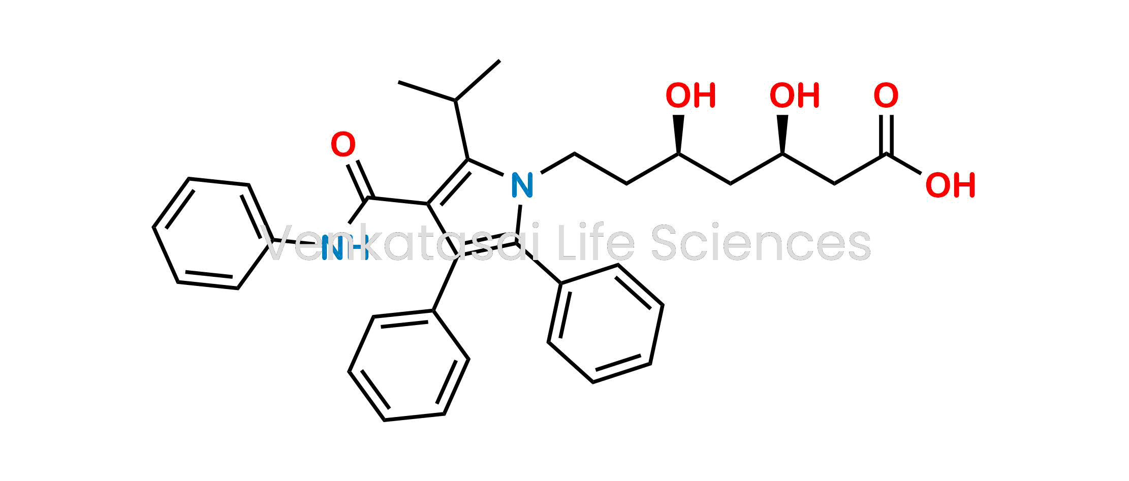 (3R,5R)-7-[3-(Phenylcarbamoyl)-5-phenyl-2-isopropyl-4-phenyl-1H-pyrrol-1-yl]-3,5-dihydroxyheptanoic Acid