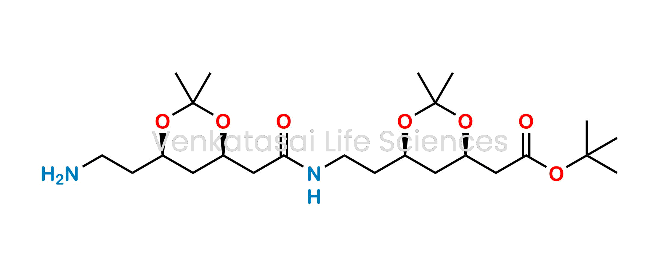 Tert-butyl 2-((4R,6R)-6-(2-(2-((4R,6R)-6-(2-aminoethyl)-2,2-dimethyl-1,3-dioxan-4-yl)acetamido)ethyl)-2,2-dimethyl-1,3-dioxan-4-yl)acetate