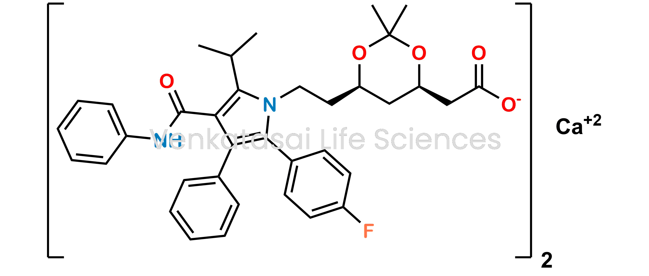 [(4R,6R)-6-[2-[2-(4-fluorophenyl)-3-phenyl-4-(phenylcarbamoyl)-5-(propan-2-yl)-1H-pyrrol-1-yl]ethyl]-2,2-dimethyl-1,3-dioxan-4-yl]acetic acid calcium salt