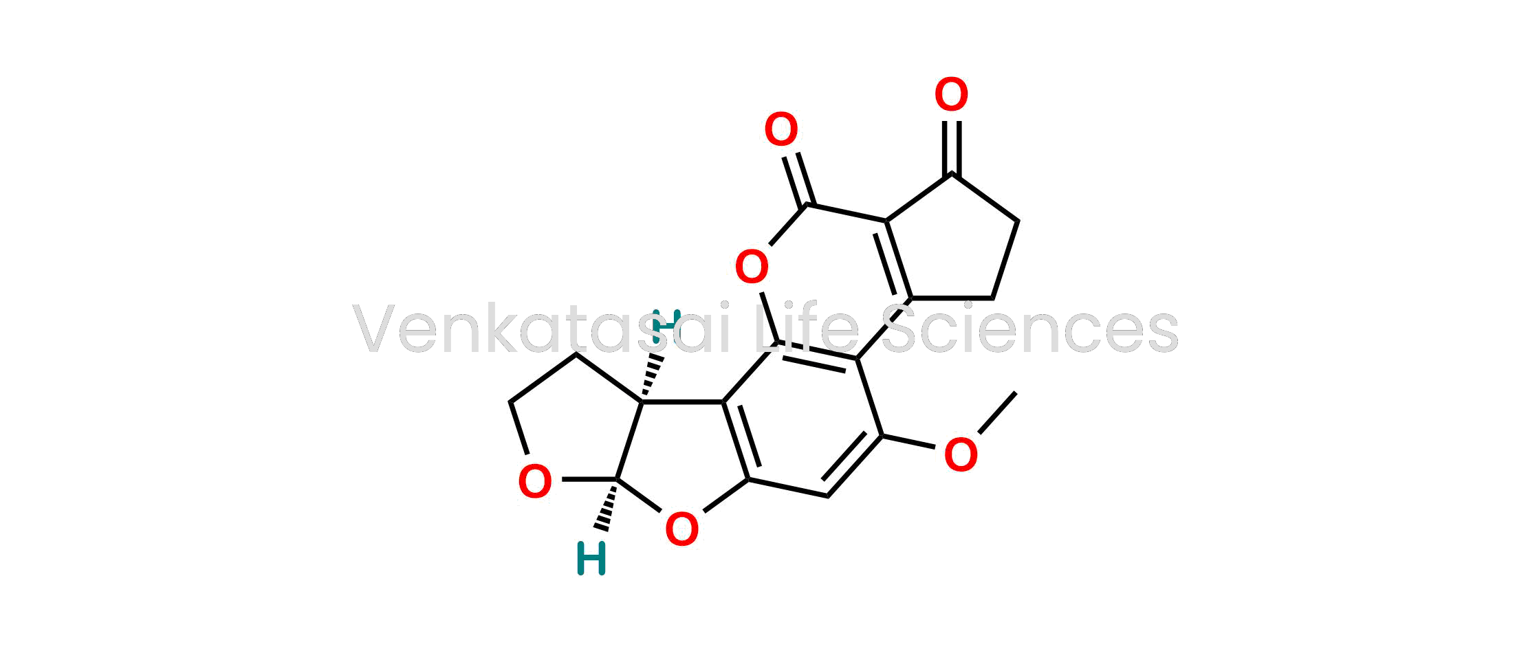 (6aR,9aS)-4-Methoxy-2,3,6a,8,9,9a-hexahydrocyclopenta[c]furo[3',2':4,5]furo[2,3-h]chromene-1,11-dione