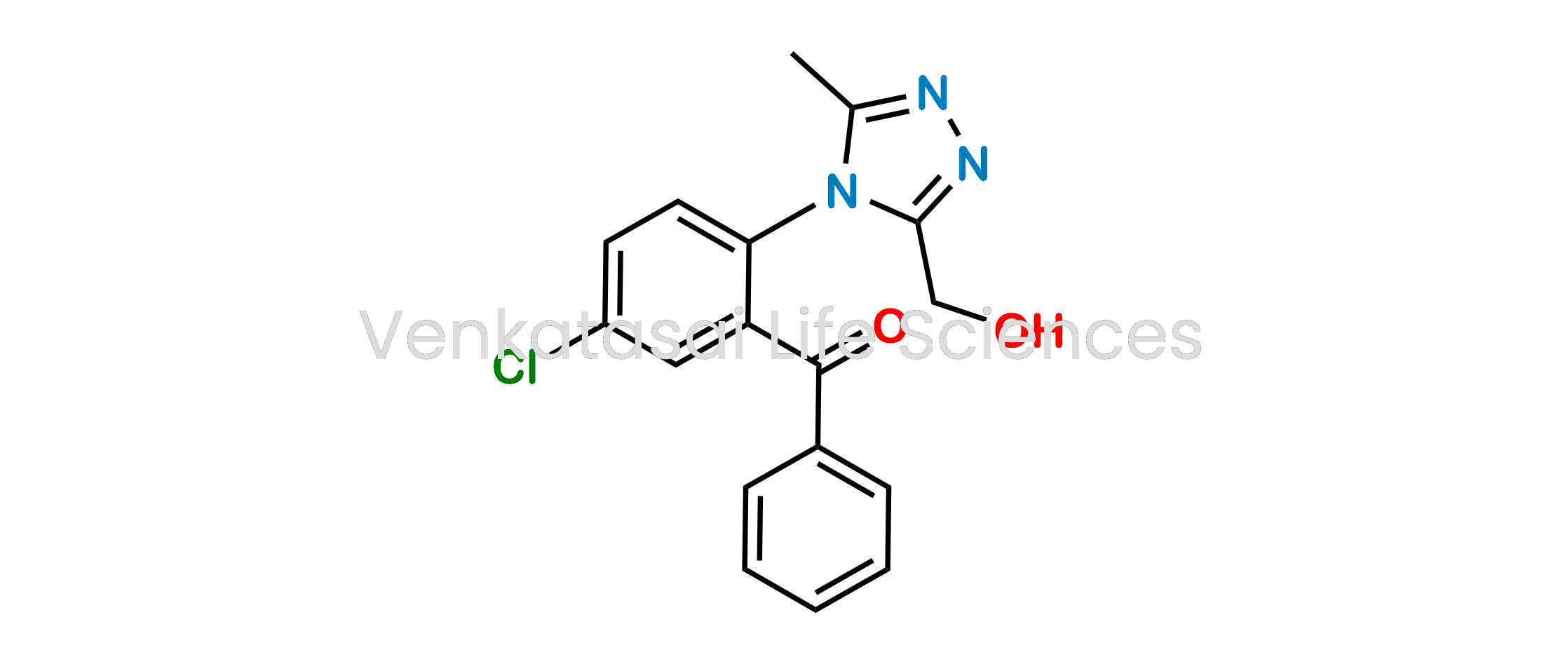 [5-Chloro-2-[3-(hydroxymethyl)-5-methyl-4H-1,2,4-triazol-4-yl]phenyl]phenylmethanone (as per EP)