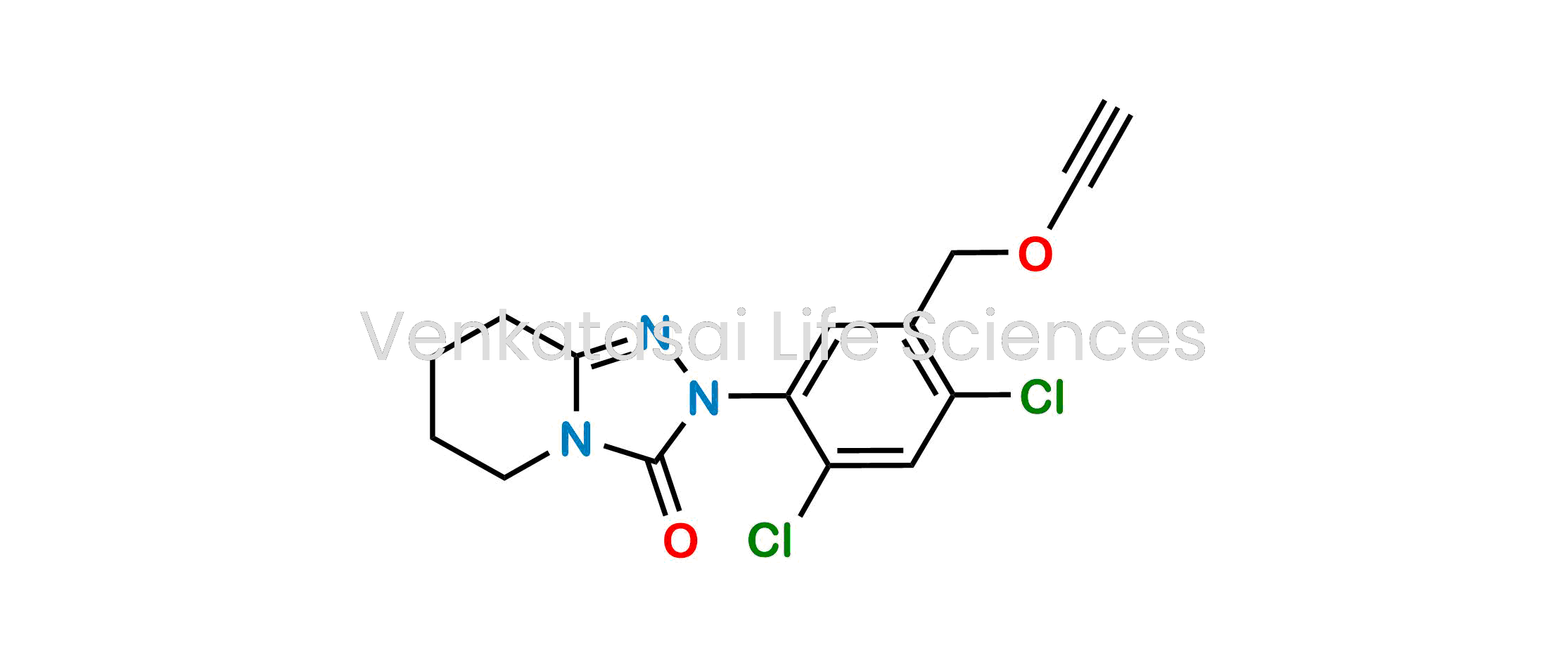 2-(2,4-Dichloro-5-(prop-2-yn-1-yloxy)phenyl)-5,6,7,8-tetrahydro-[1,2,4]triazolo[4,3-a]pyridin-3(2H)-one
