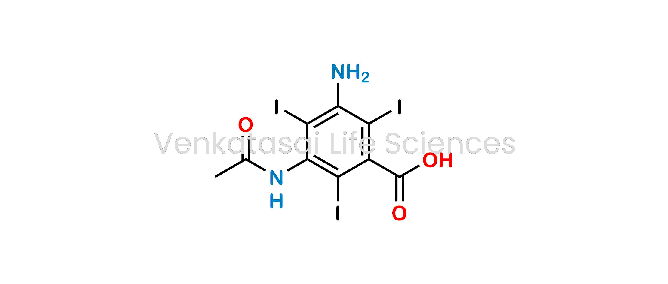 3-(Acetylamino)-5-amino-2,4,6-triiodobenzoic?acid (as per EP)