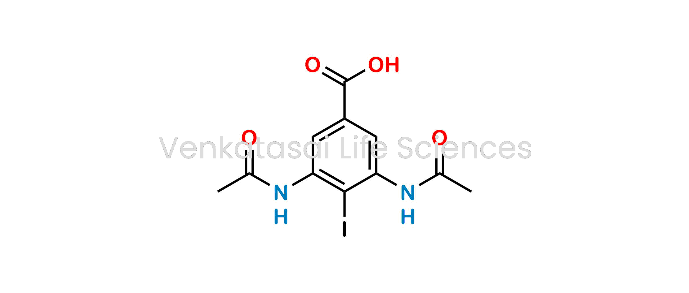 3,5-Diacetamido-4-iodobenzoic acid