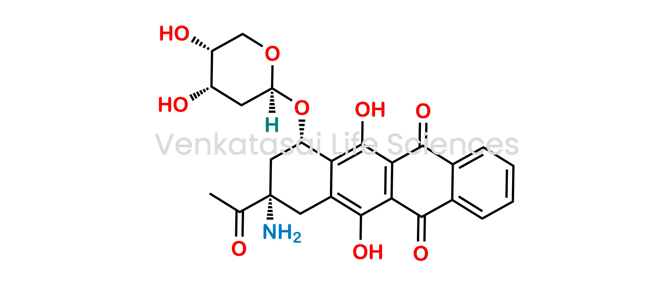 (7S,9S)-9-acetyl-9-amino-7-(((2S,4S,5R)-4,5-dihydroxytetrahydro-2H-pyran-2-yl)oxy)-6,11-dihydroxy-7,8,9,10-tetrahydrotetracene-5,12-dione
