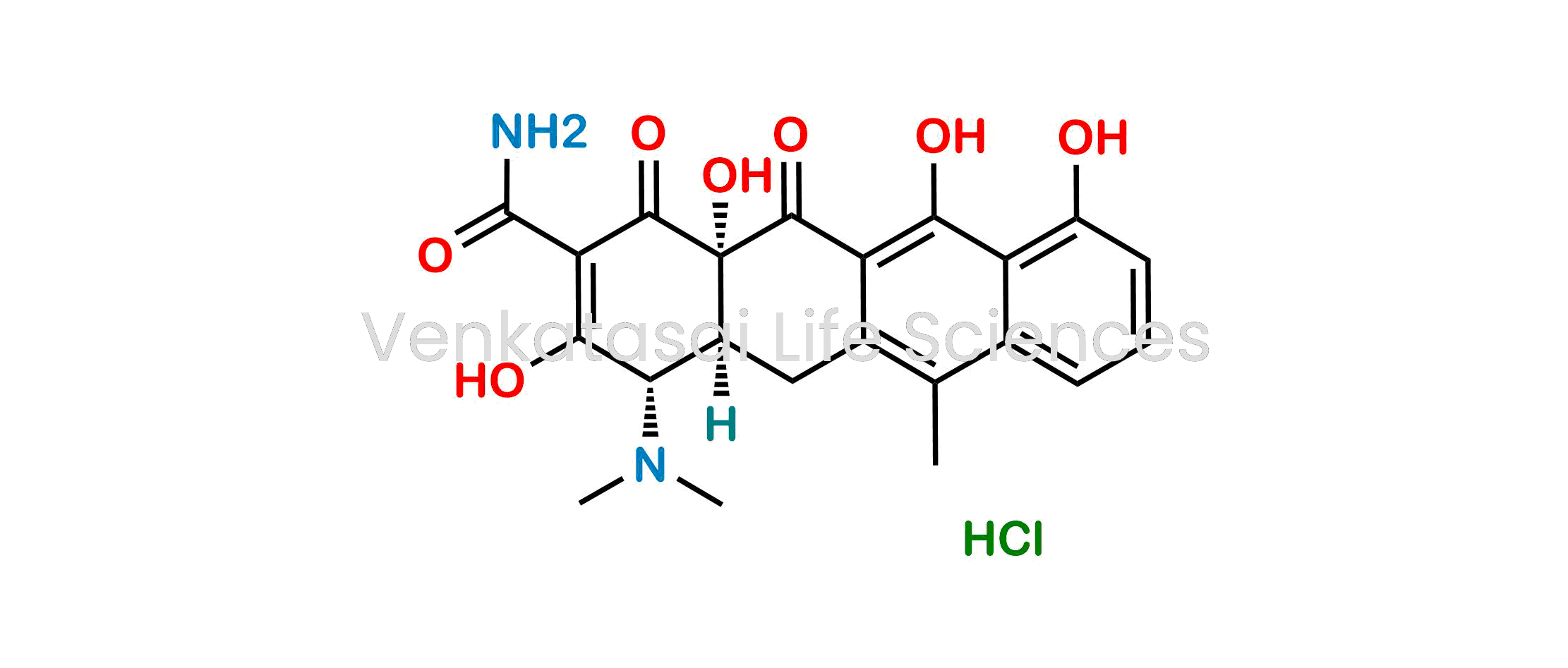 (4S,4aS,12aS)-4-(dimethylamino)-3,10,11,12a-tetrahydroxy-6-methyl-1,12-dioxo-1,4,4a,5,12,12a-hexahydrotetracene-2-carboxamide hydrochloride