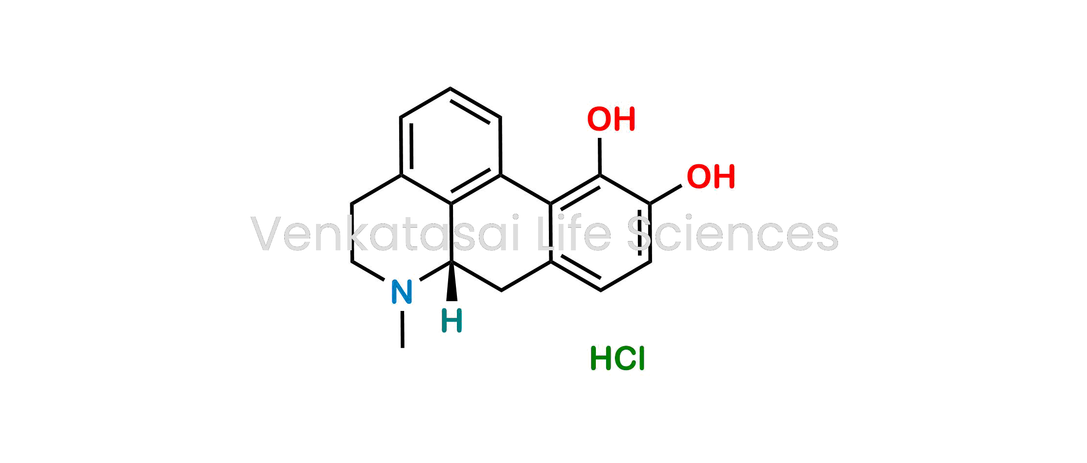 (S)-6-Methyl-5,6,6a,7-tetrahydro-4H-dibenzo[de,g]quinoline-10,11-diol hydrochloride