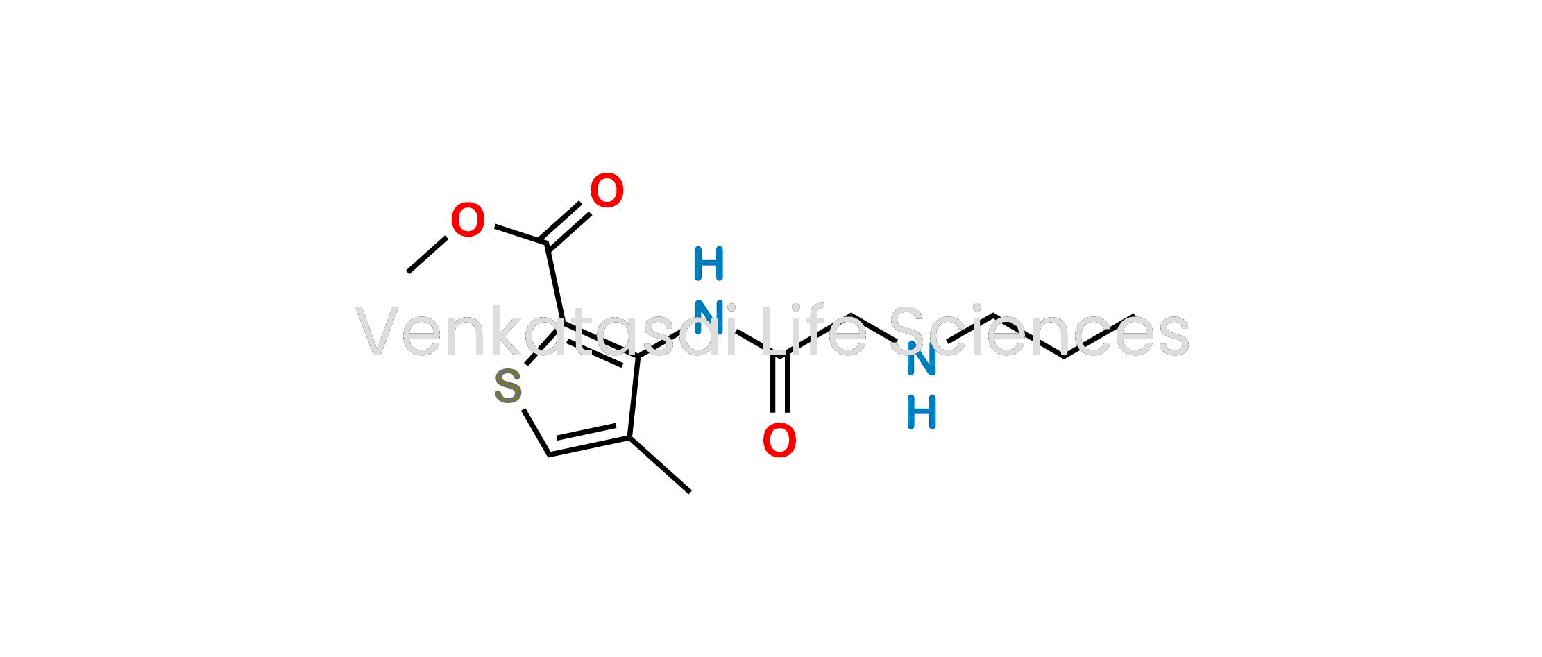 Methyl 4-methyl-3-[[2-(propylamino)acetyl]amino]thiophene-2-carboxylate (as per EP)