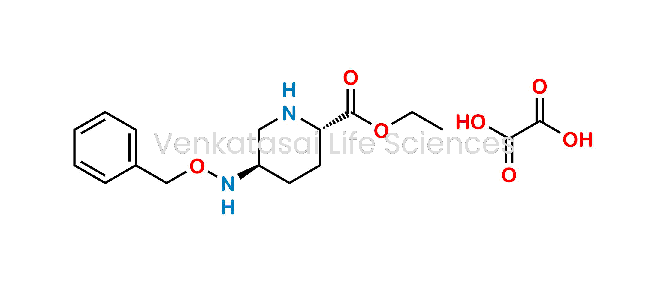 (2S,5R)-Ethyl 5-((benzyloxy)amino)piperidine-2-carboxylate Oxalate