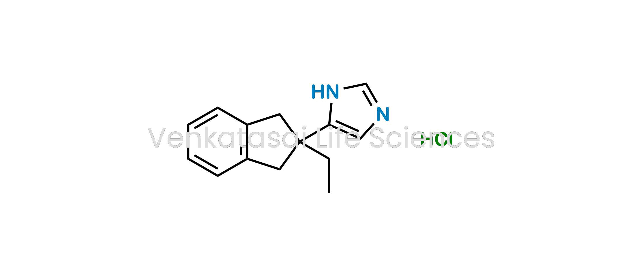 5-(2-Ethyl-2,3-dihydro-1H-inden-2-yl)-1H-imidazole hydrochloride