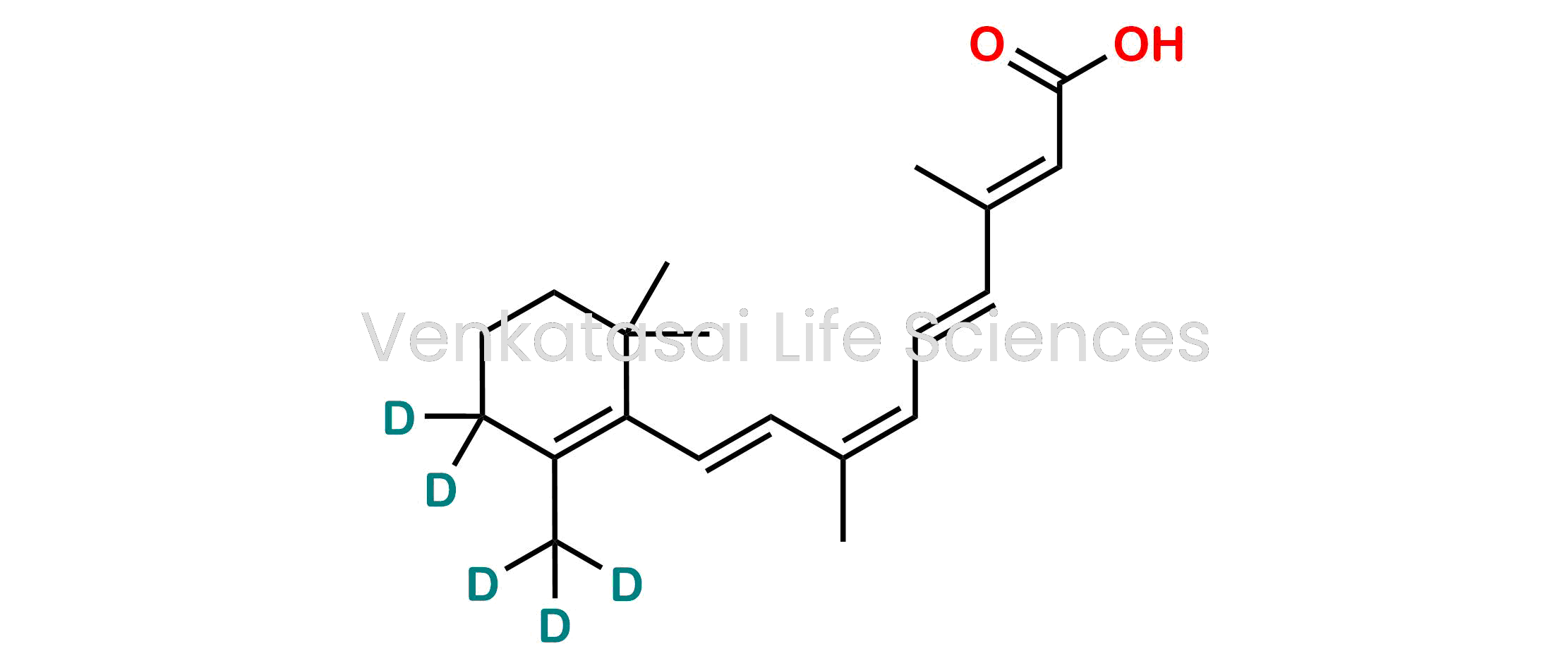 (2E,4E,6Z,8E)-9-(6,6-Dimethyl-2-(methyl-d3)cyclohex-1-en-1-yl-3,3-d2)-3,7-dimethylnona-2,4,6,8-tetraenoic acid