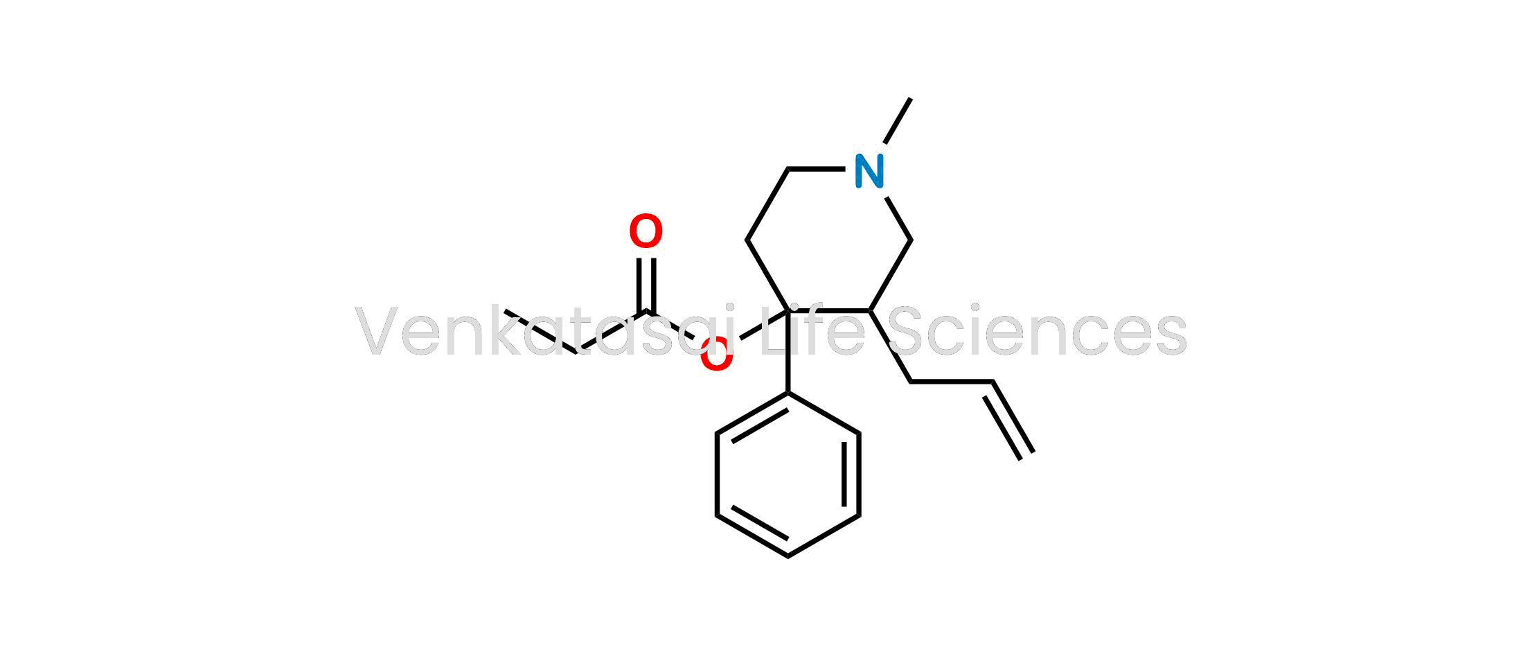 (1-methyl-4-phenyl-3-prop-2-enylpiperidin-4-yl) propanoate